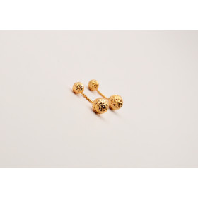 Сережки из красного золота 